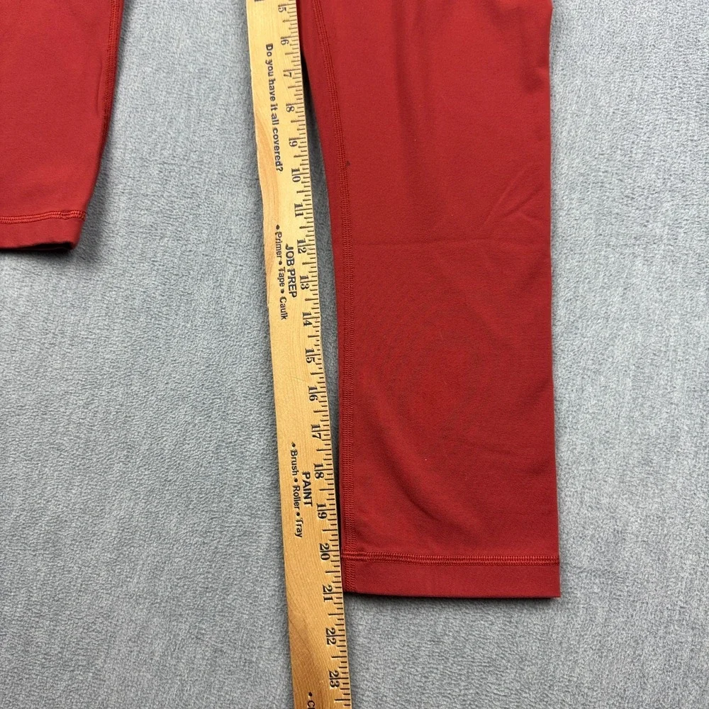 Lululemon Leggings Women 6 Orange Wunder Under Crop High Rise 21